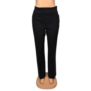 Rekucci Secret Figure Black Bootcut Pull On Tummy Control Pants RE1678 Size 14
